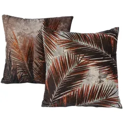 Boltze 2er Set Kissen Chiatra, 45 x 45 x 15 cm
