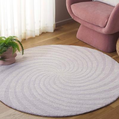 SAFAVIEH Handmade Novelty Blerona Swirl Wool Rug
