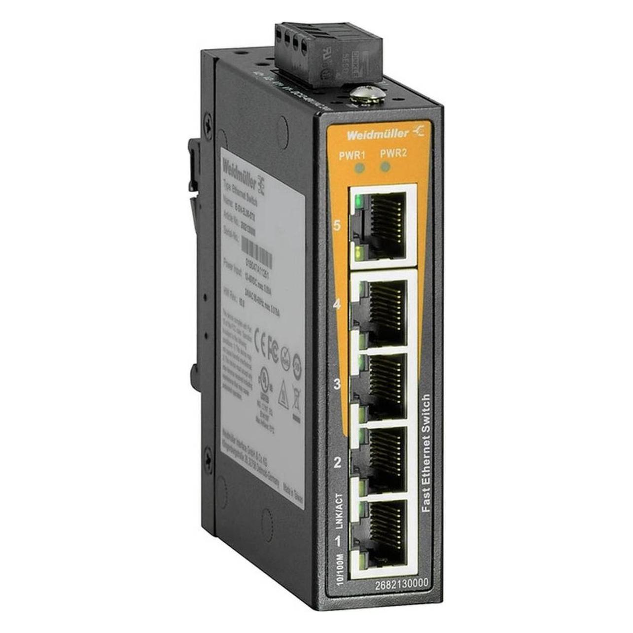 Weidmüller Netzwerk-Switch (5 Ports) (2682210000)