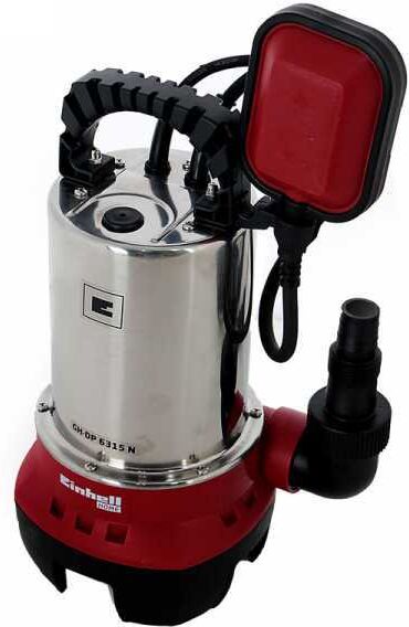 Pompe immergée électrique pour eaux chargées Einhell GH-DP 6315 N - pompe Inox de 630 W