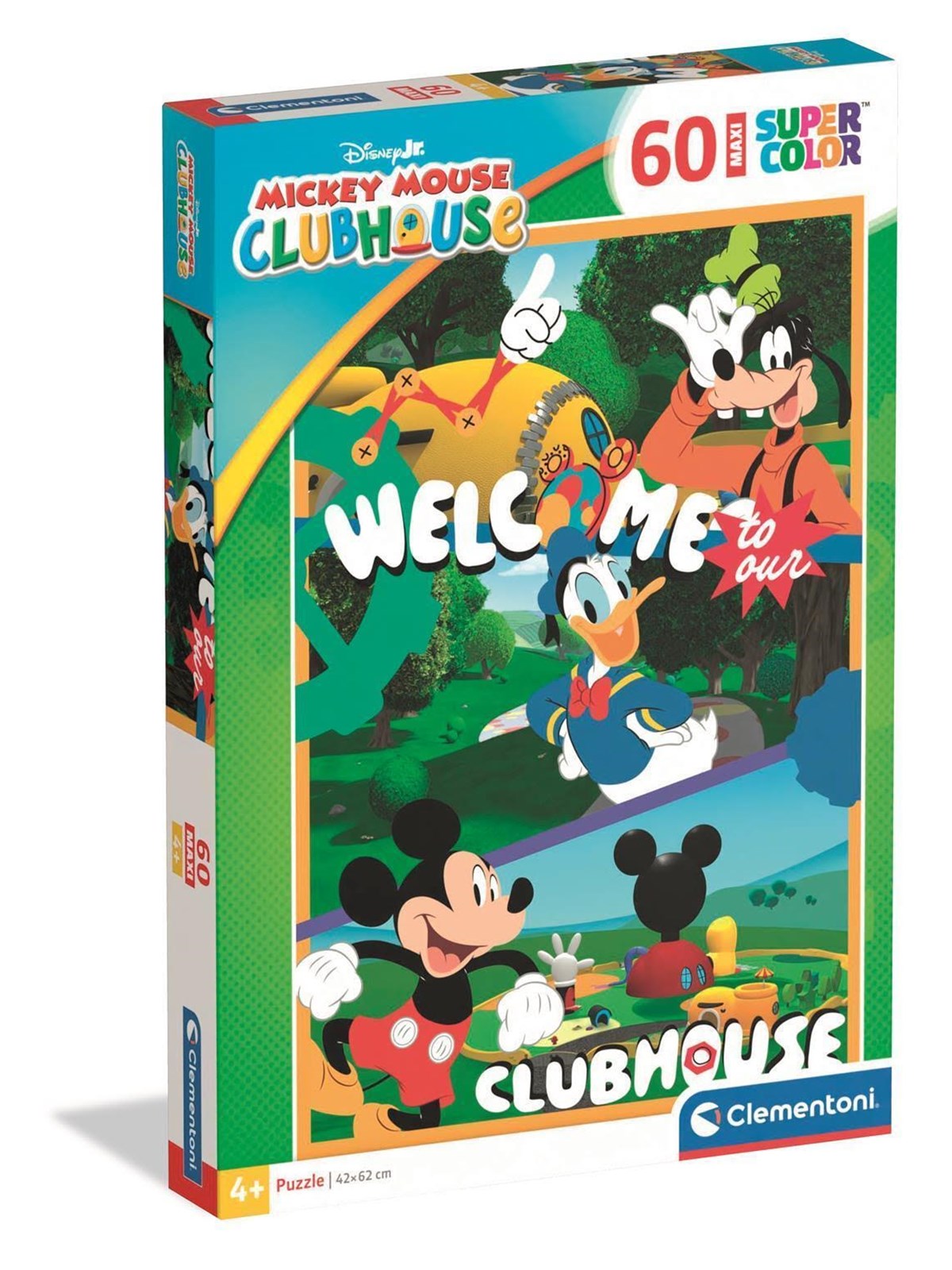 Clementoni Puzzle Maxi Mickey Mouse Club House 2026, 60 br 2D Puzzles
