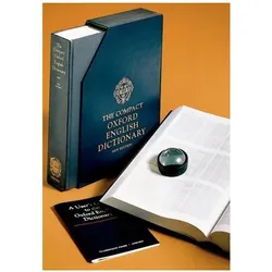 The Compact Oxford English Dictionary, w. user/'s guide and magnifying glass, Sprachbücher von J. A. Simpson, E. S. C. Weiner