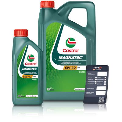 Castrol 6 L Magnatec 5W-40 DPF + Ölwechsel-Anhänger [Hersteller-Nr. 15F913]