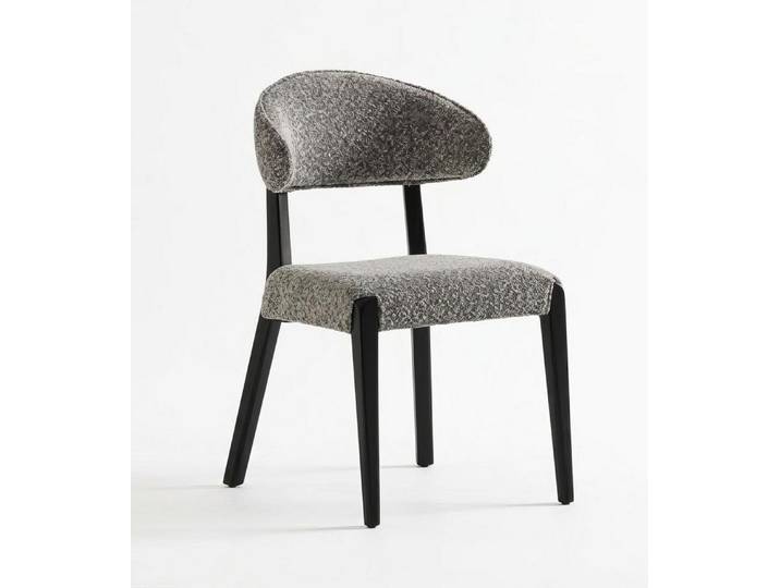 Xlmoebel Esszimmerstuhl Eleganter grauer Esszimmerstuhl im modernen Design mit Polsterung, Made in Europa