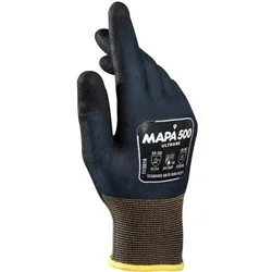 Mapa Professional Präzisionsarbeit Ultrane 500 Arbeitshandschuhe Nitril Schwarz Medium (M) 1 Paar