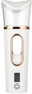 Multisell Products Hub Mini Handheld Portable Mist Sprayer, Nano Spray Facial Steamer For Hydration And Skin Care white