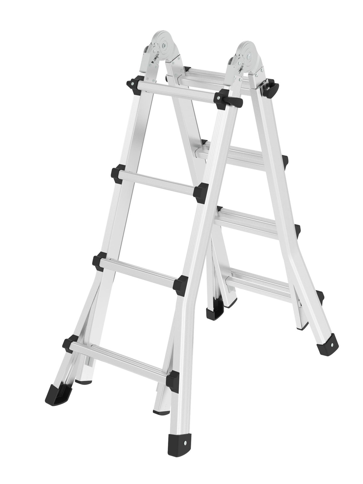 Home>it Telescopic/Wiener ladder 404cm 150kg load - Aluminium
