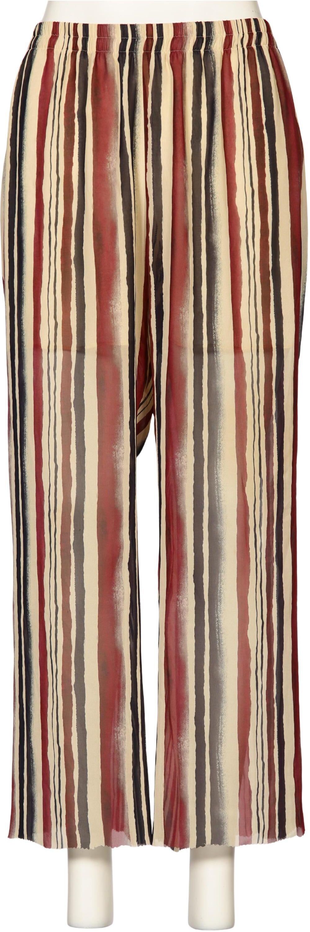 Sallie Sahne Damen Stoffhose, Mehrfarbig, Gr. EU 42, Synthetik - Second Hand