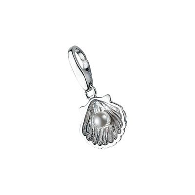 Charm-Einhänger "Jakobsmuschel, Silber 925", silber, GIORGIO MARTELLO MILANO, Charms, Damen