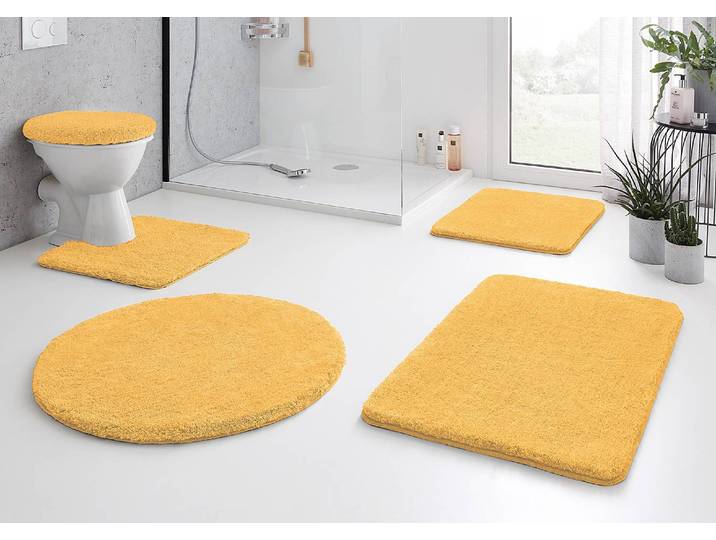 Tapis de bain Relax 50 x 80cm Jaune/Jaune solaire
