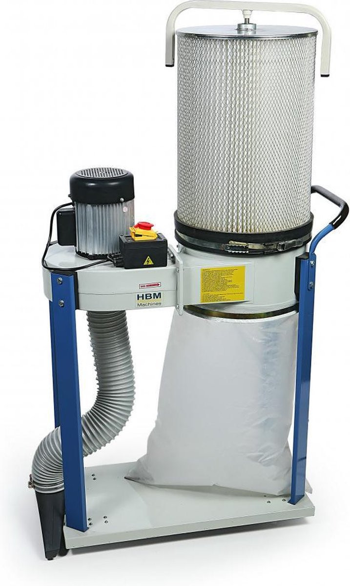 100 Profi Stofafzuiginstallatie 900 m3 per uur, wit