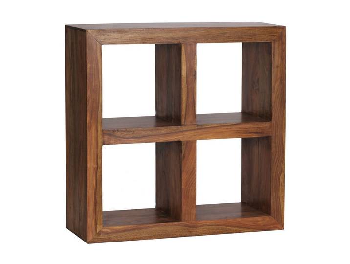 tinkaro Standregal CALLE Vollholz, Walnuss finish Regal Braun, 1-tlg.
