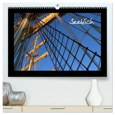 Seeblick (hochwertiger Premium Wandkalender 2026 DIN A2 quer), Kunstdruck in Hochglanz