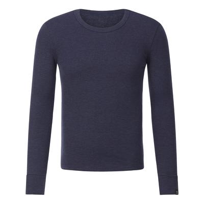 Unterhemd JAN VANDERSTORM "Thermowäsche Langarmshirt UNDORICH", Herren, Gr. 8XL, blau, Unterhemden Unterhemd