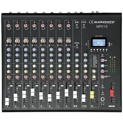 Audiophony MPX12, Mischpult