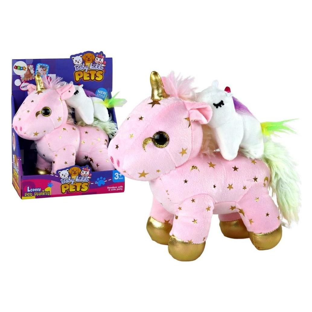 Lean Toys Einhorn mit rosa Schlaflied (29 cm) (LEA17692-uniw)