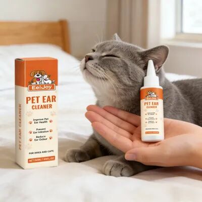 Happy Pet Pantry Natural Dog & Cat Ear Cleaner Solution 50ml Odor Control Ear Drops For Pets Natural Dog & Cat Ear Cleaner Solution 50ml Odor Control Ear Drops For Pets