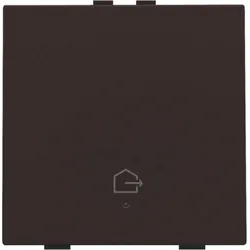 Niko Züblin 124-52901 Einfach Taster mit LED Haus verlassen für Niko Home Control dark bro 12452901