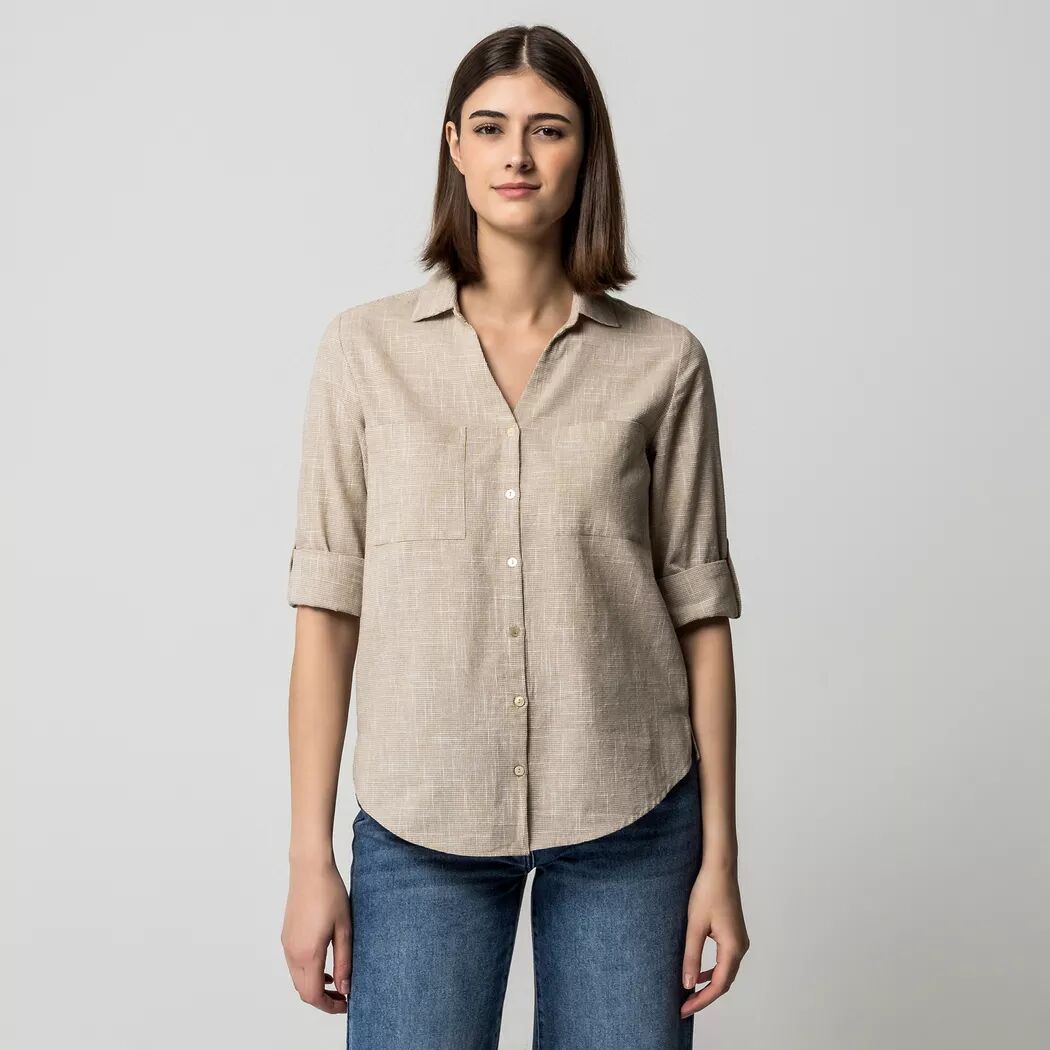 Manor Woman - Bluse, für Damen, Camel, Größe 42