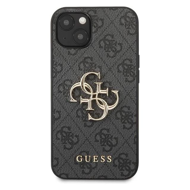Guess PU 4G Metal Logo Case für Apple iPhone 13 (Apple iPhone 13) (GUHCP13M4GMGGR)