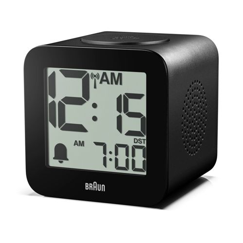 Braun BC 25 BP-DCF schwarz Funkwecker mit Sprachausgabe