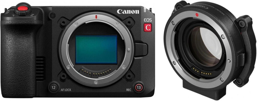 Canon EOS C50 + Bajonettadapter EF-EOS auf EOS R 0,71x  Dealpreis