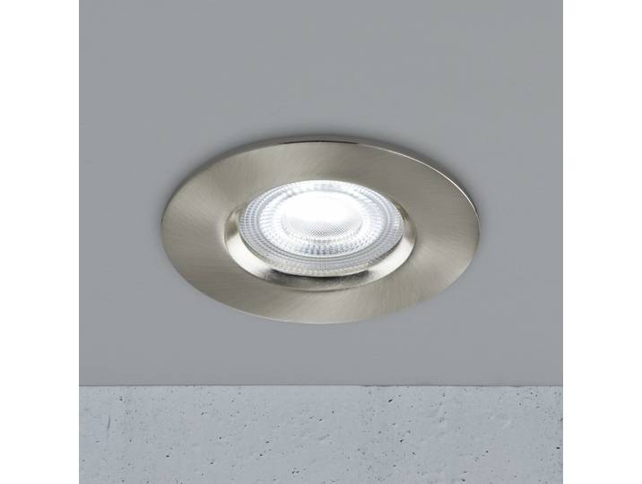 Don Smart Einbauspot, nickel, Ø 8,5 cm, IP65 RGBW - Nordlux - Badezimmer - Kunststoff - Einflammig