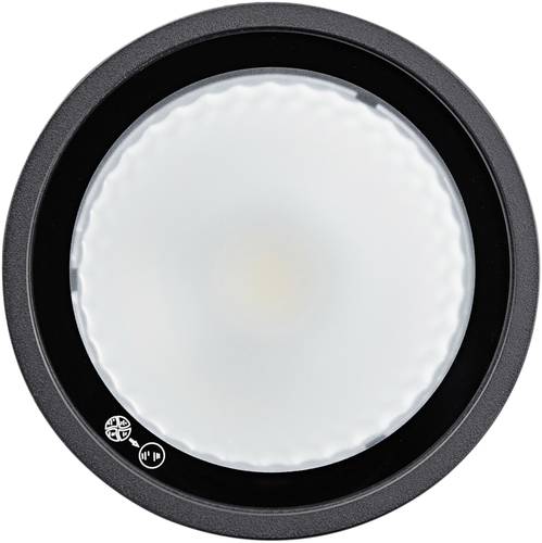 Heitronic 500058 Negro Außendeckenleuchte LED 10W Schwarz