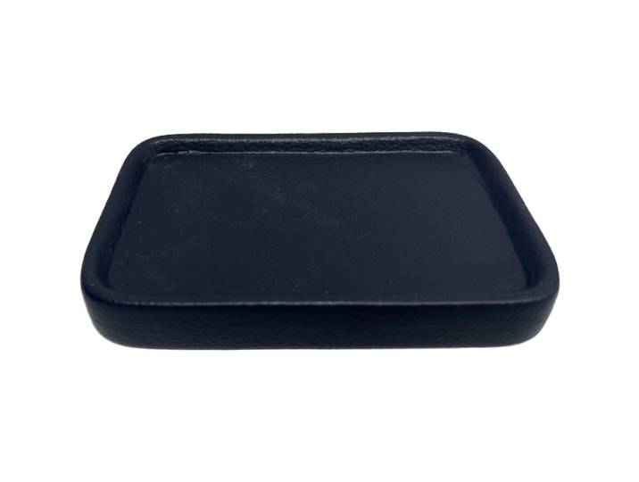 Seifenschale Ella schwarz Keramik T 9 cm
