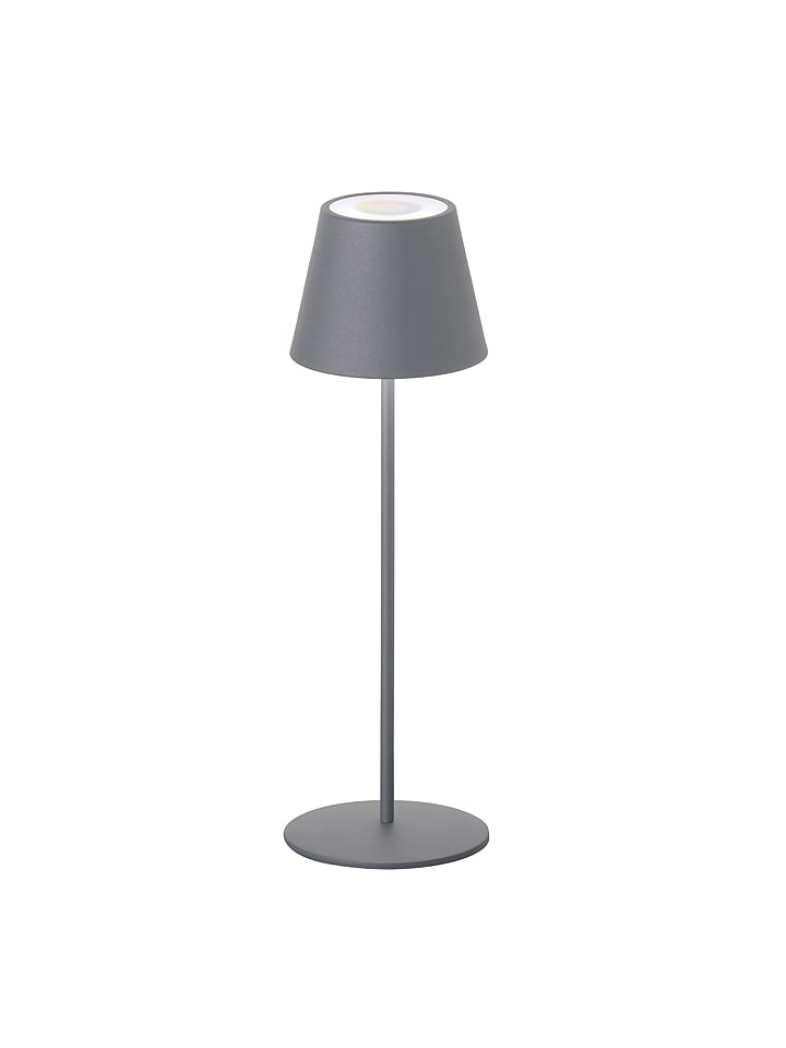 FH Lighting LED-Tischleuchte in Grau - (H)38 x Ø 12 cm - onesize