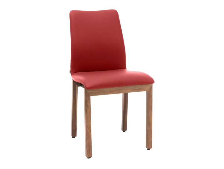 Stuhl Leni, Willisau, idea, rosso, Leder
