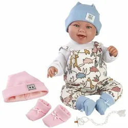 Llorens Babypuppe lachend Tala/Talo Kleidungsmix 44cm
