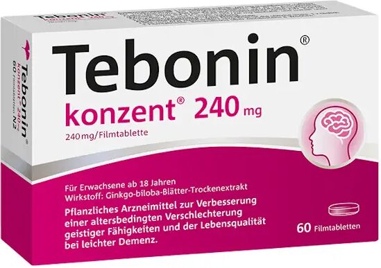 Dr. Schwabe Tebonin Konzent 240mg film-coated tablets (60 pcs.)