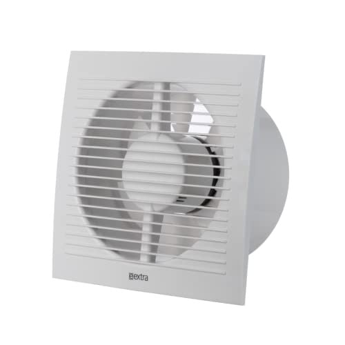 EUROPLAST Afzuigventilator Wit Ø 150mm voor Keuken, Badkamer of Garage