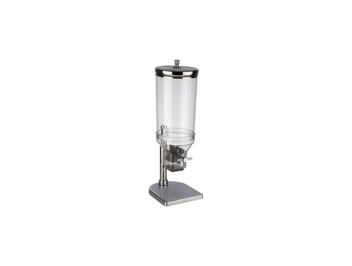 Müslispender APS Fresh+Easy , transparent, B:17,5cm H:52cm L:21,5cm, Edelstahl, Kunststoff, Lebensmittelaufbewahrungsbehälter, Müslispender, 4,5 Liter Fassungsvermögen