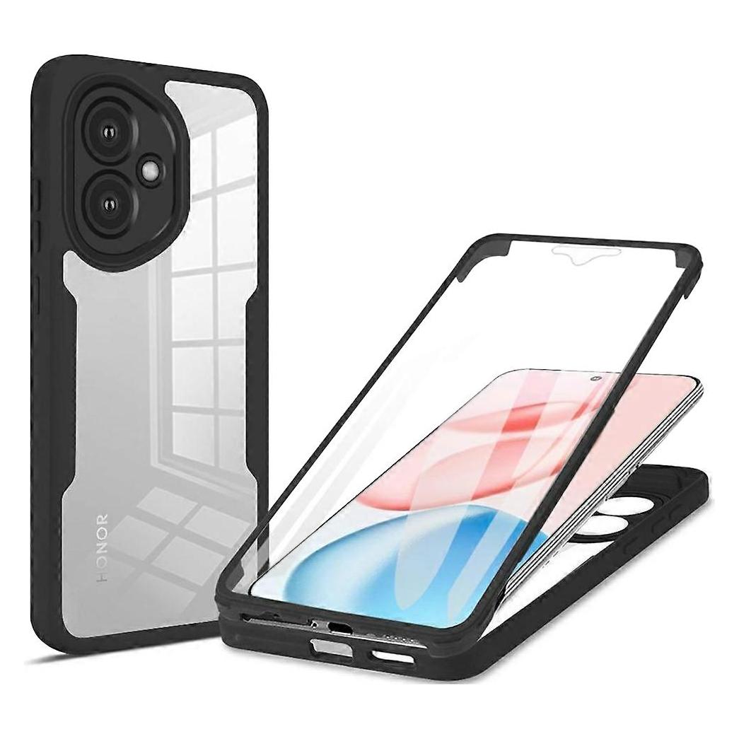 Techsuit - ColorVerse 360 Series + Screen Protector - Honor 400 - Black (Honor 400) (59432526)