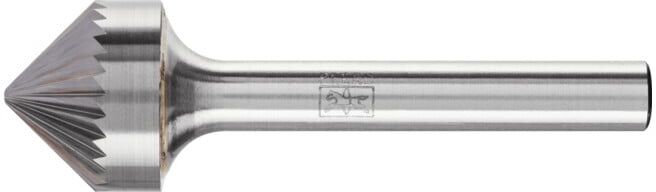 Fraise sur tige forme KSK D. 16 mm L. tête 8 mm D. tige 6 mm carbure engrènement ; PFERD (21115436)
