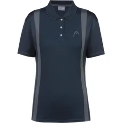 HEAD Club 25 Tennis Polo Damen | Gr. S | blau - blau