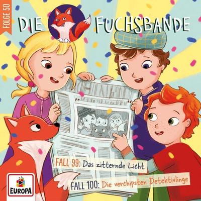 Folge 50: Fall 99: Das zitternde Licht/Fall 100: Die verchipsten Detektivlinge - Jana Lini, Audio, 4071498340103