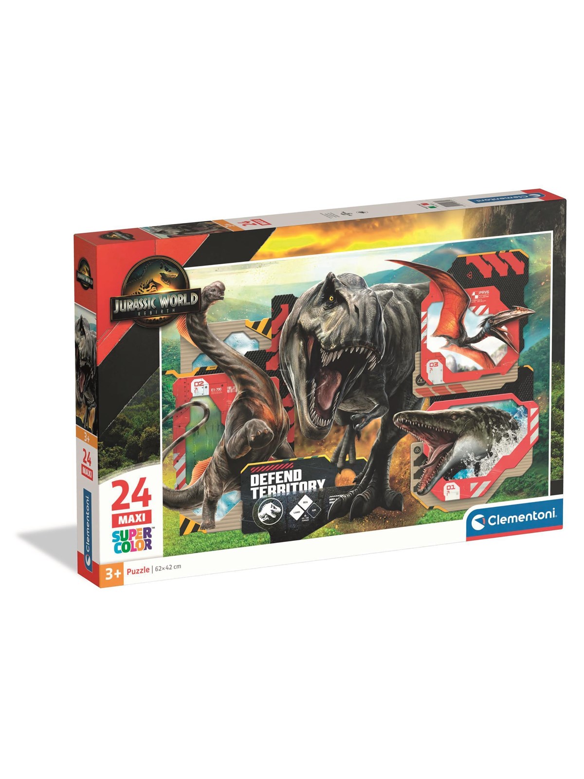 Clementoni Maxi-Puzzle Jurassic World 2026, 24-teilig 2D Puzzles