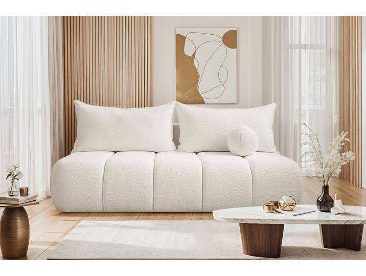 Kaiser Möbel Schlafsofa Dreisitziges Sofa PIANO mit Schlaffunktion, Komfortabel, praktisch und freistehend