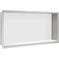 Wandnische BxHxT: 624x324x150 mm weiße Glasrückwand Evenes