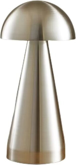 Luxus Europe Emmanuelle Tafellamp Zilver - Draadloze LED Tafellamp met Touchbediening en USB-C Oplaadbare Accu