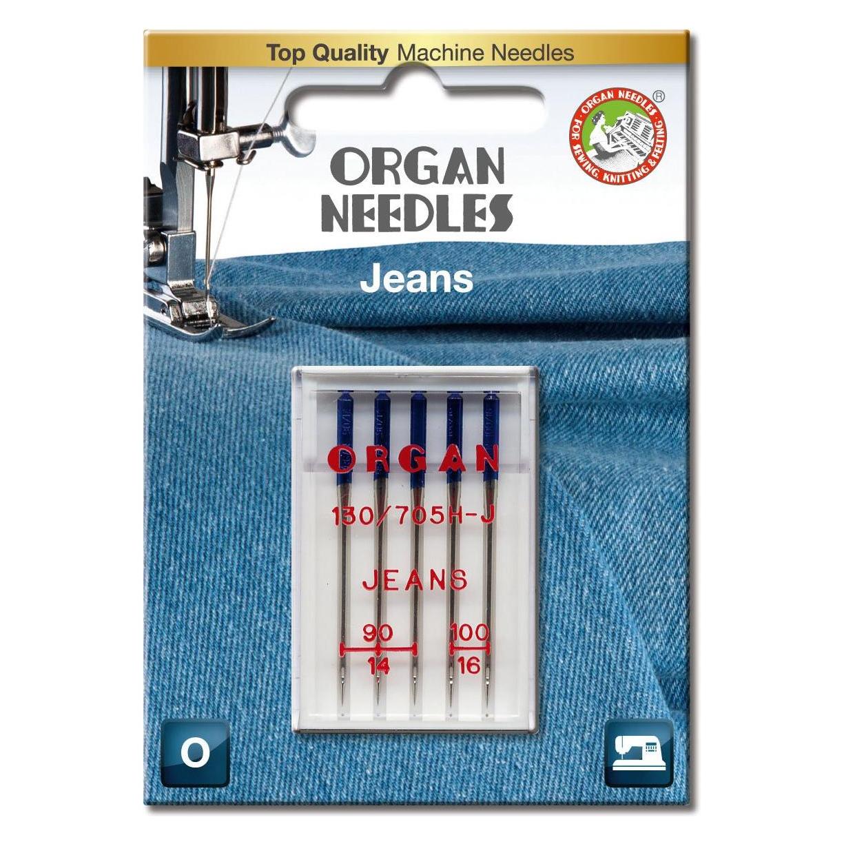 Organ Needle Jeans needles ( ) (130/705 H-J)