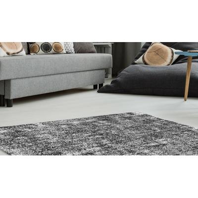 Teppich KAYOOM "Etna 110", grau (anthrazit), B:120cm H:10mm L:170cm, Polyester, Teppiche, Teppich, Maschinell getufteter Teppich, hervorragende Qualität, aktuelle Farben
