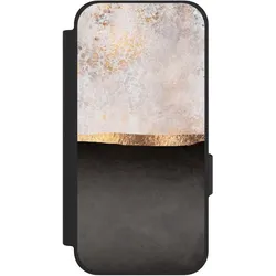 Nivocase Klapphülle für Google Pixel 10a Handyhülle aus Kunst Leder NIVOflip schwarz Abstrakt Black & White (Google Pixel 10a), Smartphone Hülle, Schwarz