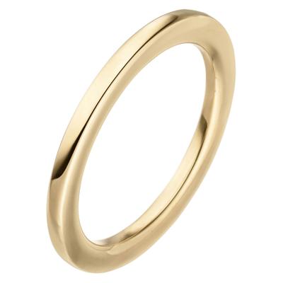 Goldring JOBO Gr. 54, gelb (gelbgold 585), Fingerringe, Damen, 54, Gelbgold 585, Goldring, 585 Gold