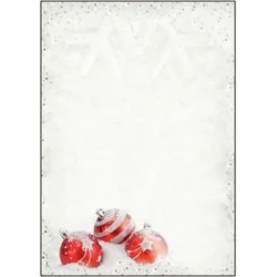 Sigel, Grusskarte + Briefpapier, Weihnachts-Motiv-Papier (100 Stk.)