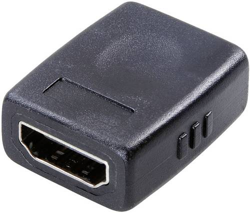 SpeaKa Professional SP-7870360 HDMI Adapter [1x HDMI-Buchse - 1x HDMI-Buchse] Schwarz