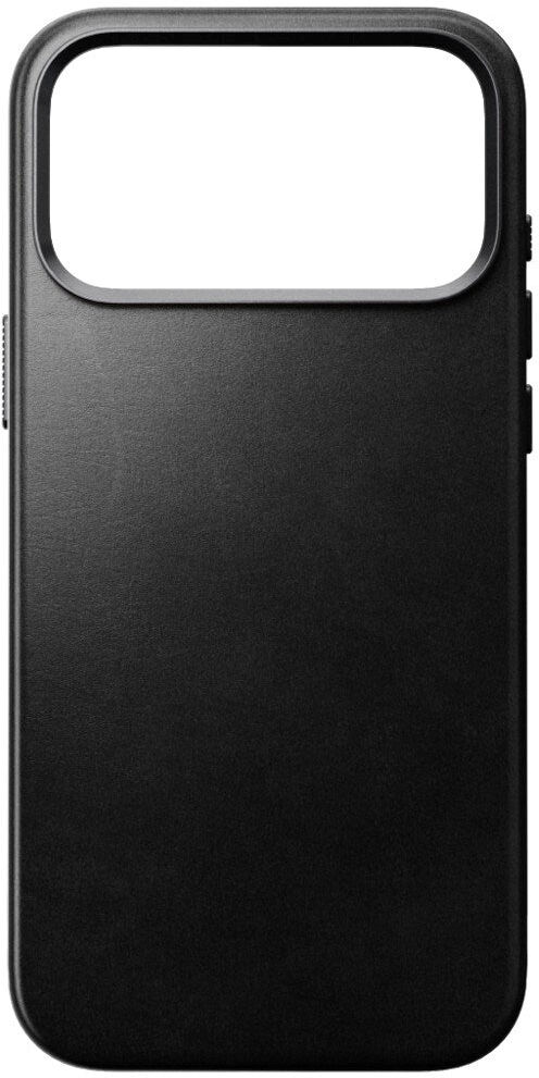 iPhone 18 Pro / 17 Pro Nomad Traditional Horween Leather Bagside Cover - MagSafe Kompatibel - Black